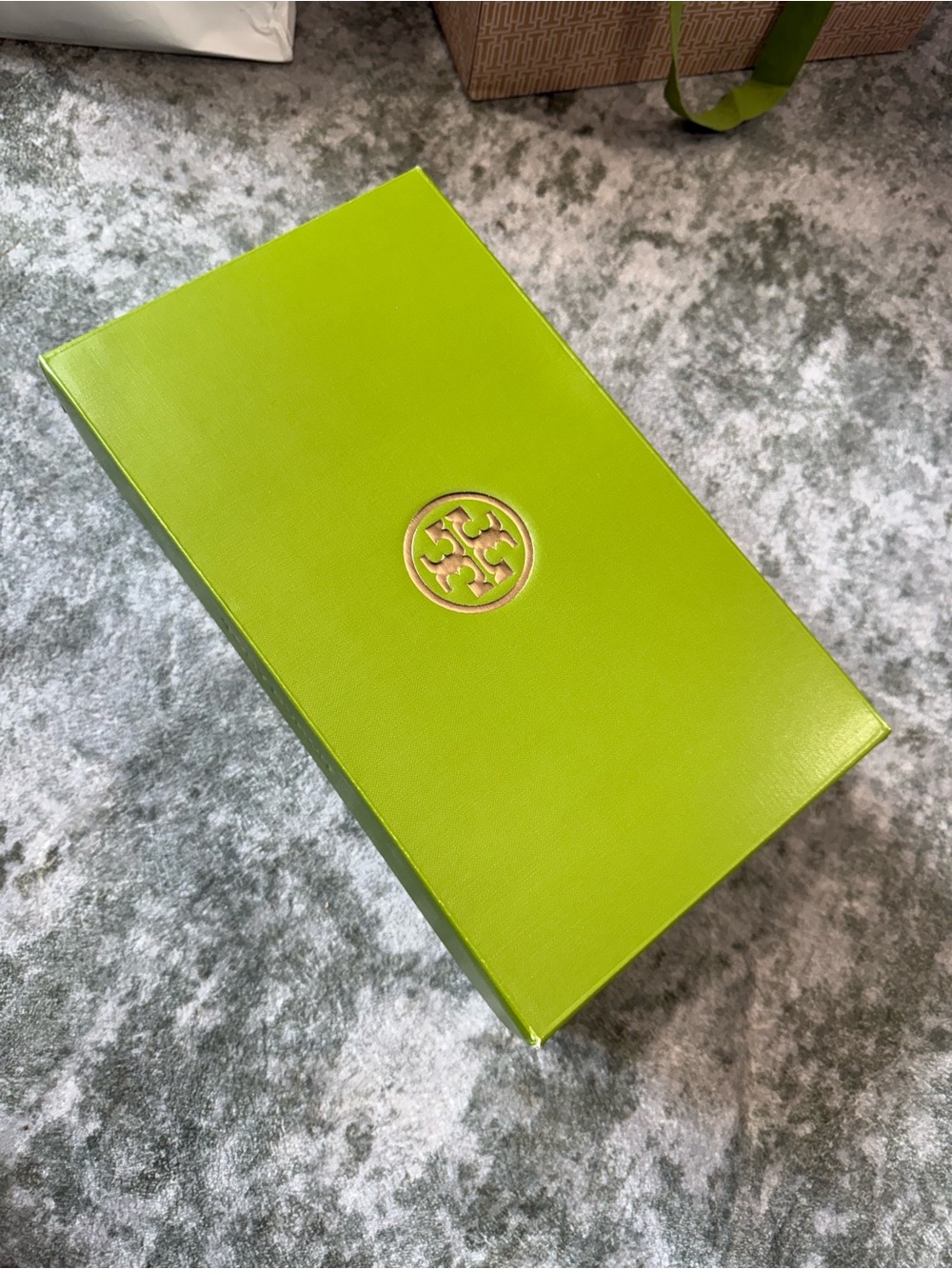 NEW Tory Burch Lime Green Shoe Box
